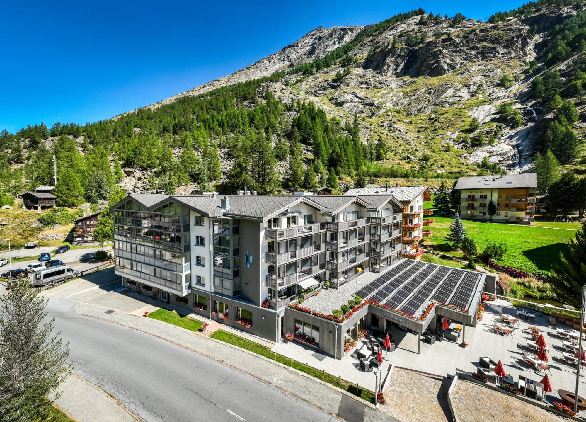 Hotel Kristall Saas-Almagell Exteriér fotografie